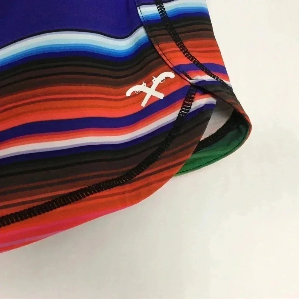 HVIII‎ Brand Goods Striped Contour Shorts
